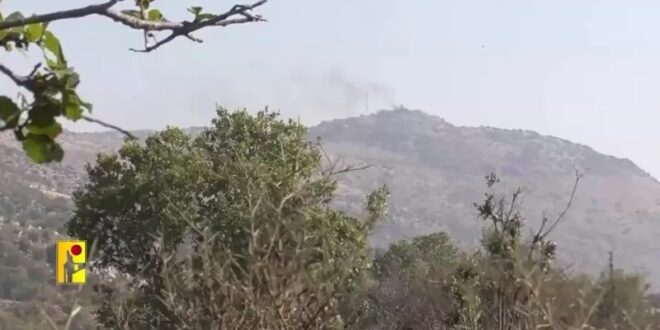 سُمح بالنشر – تعرضت قاعدة عسكرية لنيران حزب الله هذا الأسبوع